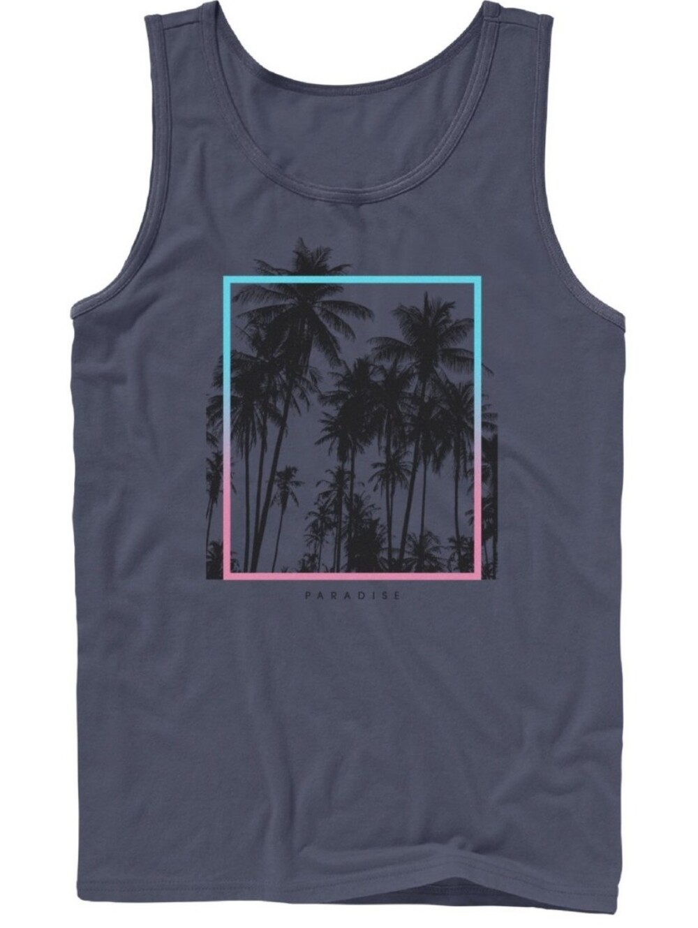 Fifth Sun Men's Paradise Palms Tank Top - Navy. NWT Men'S Medium. Vacation